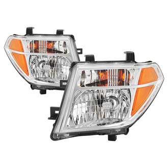Spyder® - Driver and Passenger Side Chrome Factory Style Headlights