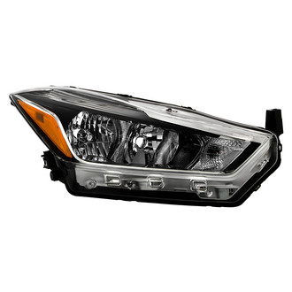 Spyder® - Passenger Side Black/Chrome Factory Style Headlight