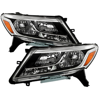 Spyder® - Driver and Passenger Side Chrome Factory Style Headlights