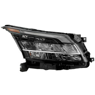 Spyder® - Passenger Side Chrome Factory Style LED Headlight