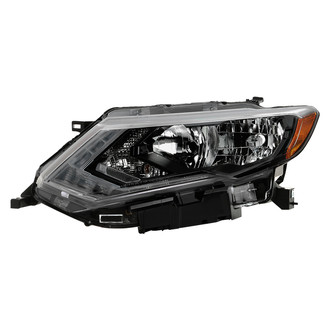 Spyder® - Black Factory Style Headlight with LED DRL