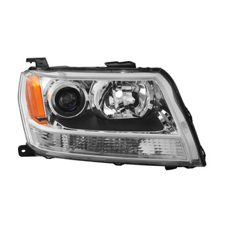 Spyder® - Passenger Side Black/Chrome Factory Style Projector Headlight
