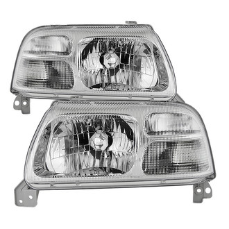 Spyder® - Driver and Passenger Side Chrome Factory Style Headlights