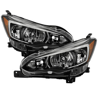 Spyder® - Driver and Passenger Side Black Factory Style Headlights