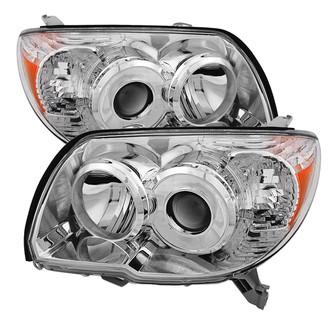 Spyder® - Driver and Passenger Side Chrome Factory Style Projector Headlights