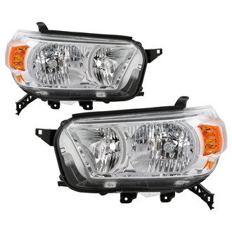 Spyder® - Driver and Passenger Side Chrome Factory Style Headlights