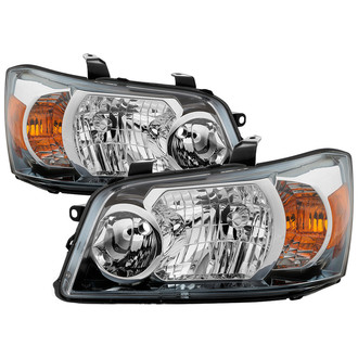 Spyder® - Driver and Passenger Side Chrome Factory Style Headlights
