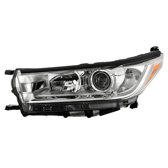Spyder® HD-JH-THIGH17-OE-L - Driver Side Chrome Factory Style Projector Headlight