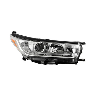 Spyder® - Passenger Side Chrome Factory Style Projector Headlight