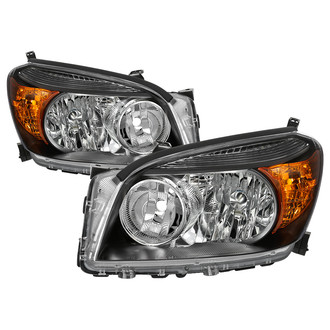 Spyder® - Driver and Passenger Side Black Factory Style Headlights