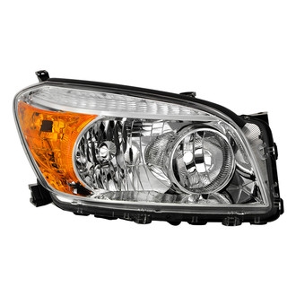 Spyder® - Passenger Side Chrome Factory Style Headlight