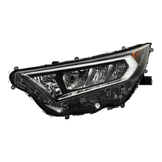 Spyder® - Driver Side Black/Chrome Factory Style LED Headlight