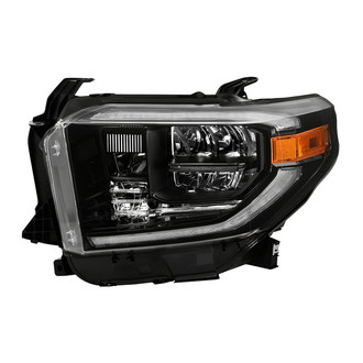 Spyder® - Driver Side Black Factory Style LED Headlight with DRL