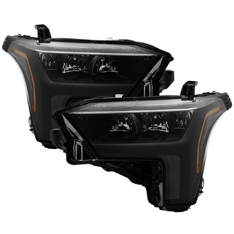 Spyder® - Driver and Passenger Side Black Factory Style LED Headlights