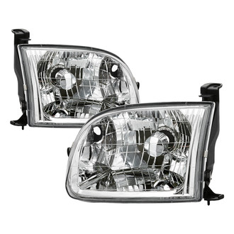 Spyder® - Driver and Passenger Side Chrome Factory Style Headlights