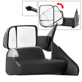 Spyder® - Driver and Passenger Side Manual Towing Mirrors (Heated)