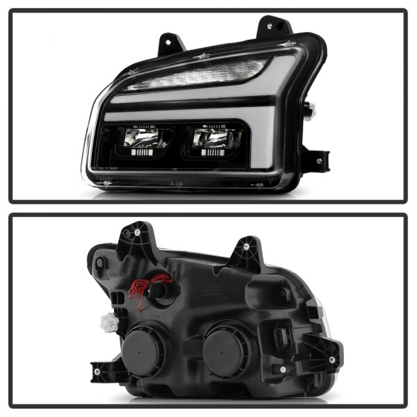 Spyder® P6KT88020LBK - Driver and Passenger Side Black
