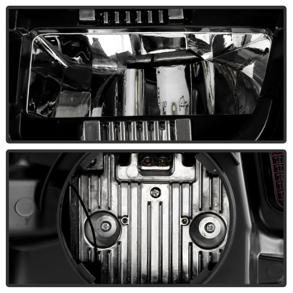 Spyder® P6KT88020LBK - Driver and Passenger Side Black Swithback