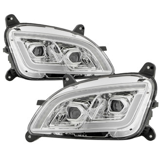 Spyder® - Chrome Factory Style Projector Headlights