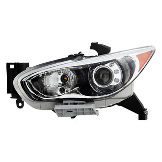 Spyder® - Driver Side Black Factory Style Projector Headlight