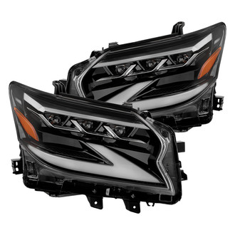 Spyder® - Driver and Passenger Side Black Tri-Projector LED Headlights