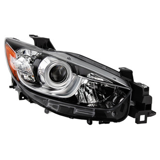 Spyder® - Passenger Side Black Factory Style Projector Headlight