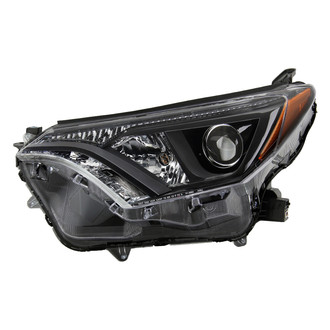 Spyder® - Driver Side Black Factory Style Projector Headlight