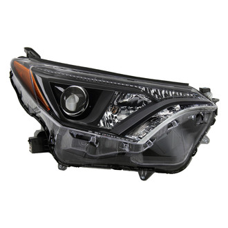 Spyder® - Passenger Side Black Factory Style Projector Headlight