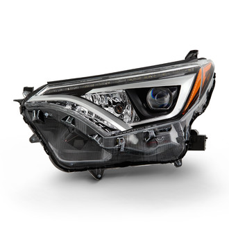 Spyder® - Driver Side Black Factory Style Projector LED Headlight