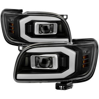 Spyder® - Driver and Passenger Side Black Light Tube LED Headlights