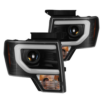Spyder® - Signature Series Driver and Passenger Side Black Switchback LED DRL Bar Projector Headlights