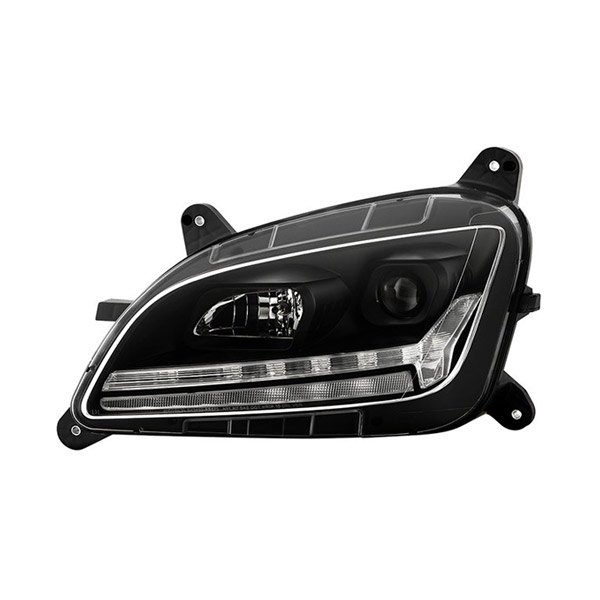 Spyder® - Driver Side Black Light Tube Projector Headlight with Parking LEDs and Sequential Turn Signal
