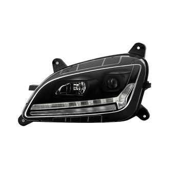 Spyder® - Signature Series Driver Side Black Light Tube Projector Headlight with Parking LEDs and Sequential Turn Signal
