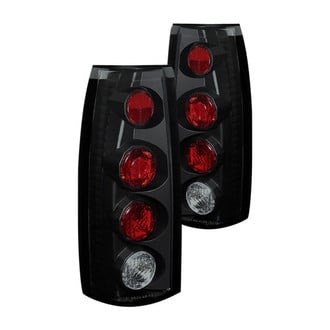 Spyder® - Driver and Passenger Side Black Red/Smoke Euro Tail Lights