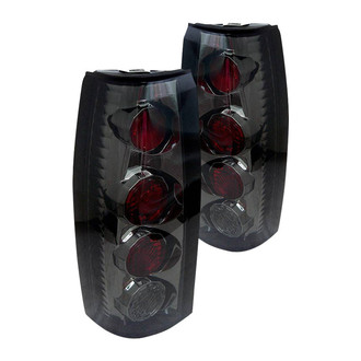 Spyder® - Driver and Passenger Side Chrome Red/Smoke Euro Tail Lights