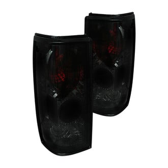 Spyder® - Driver and Passenger Side Chrome Red/Smoke Euro Tail Lights