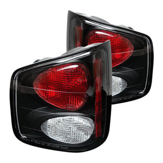 Spyder® - Driver and Passenger Side Black/Red Euro Tail Lights