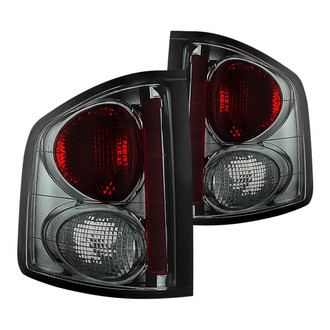 Spyder® - Driver and Passenger Side Chrome Red/Smoke Euro Tail Lights