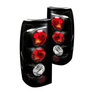 Spyder® - Driver and Passenger Side Black/Red Euro Tail Lights