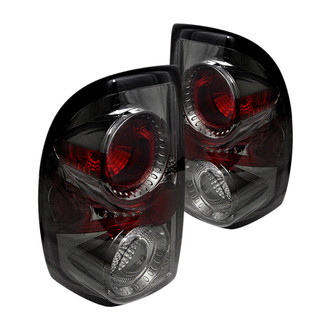 Spyder® - Driver and Passenger Side Chrome Red/Smoke Euro Tail Lights