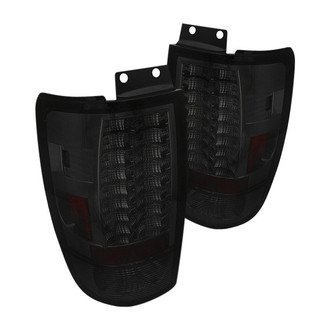 Spyder® - Driver and Passenger Side Chrome/Smoke LED Tail Lights