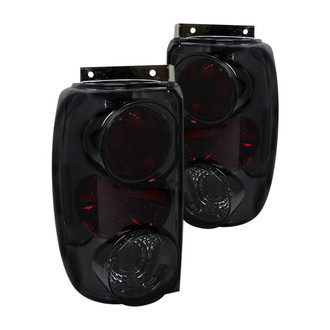 Spyder® - Driver and Passenger Side Black Red/Smoke Euro Tail Lights