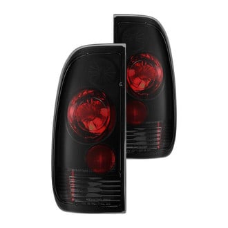 Spyder® - Driver and Passenger Side Black Red/Smoke Euro Tail Lights