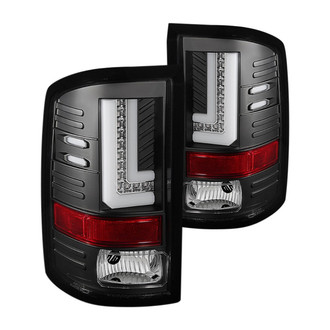 Spyder® - Driver and Passenger Side Black Fiber Optic LED Tail Lights