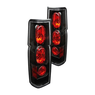 Spyder® - Driver and Passenger Side Black/Red Euro Tail Lights