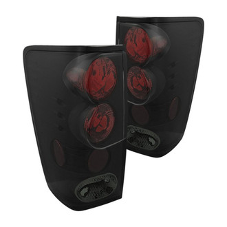 Spyder® ALT-YD-NTI04-BSM - Driver and Passenger Side Black Red/Smoke Euro Tail Lights