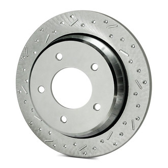 SSBC® - Big Bite Drilled and Slotted 1-Piece Front Driver Side Brake Rotor