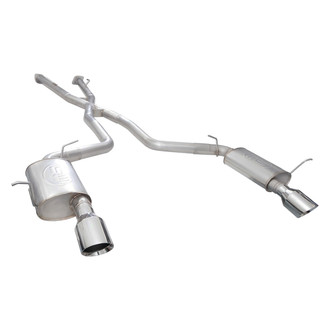Stainless Works® - Redline Series™ 304 SS Cat-Back Exhaust System with Split Rear Exit