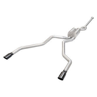 Stainless Works® - Redline Series™ 304 SS Cat-Back Exhaust System with Dual Side Exit