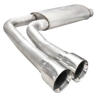 Stainless Works® - Legend Series™ 304 SS Turbo Chambered Cat-Back Exhaust System with Dual Side Exit